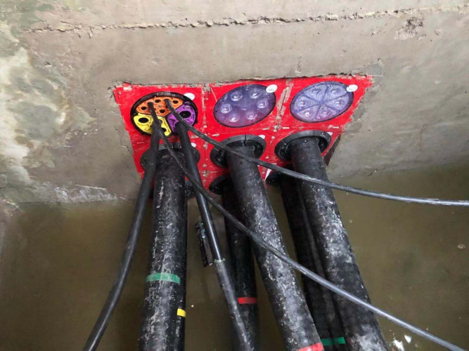 Cable seal in Suzhou Metro Line3 110kv main substation projec Cable seal in Suzhou Metro Line3 110kv main substation projec